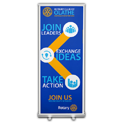 Rotary Customized Organizing Principles Retractable Banner